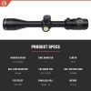 Athlon Optics Talos Rifle Scope 4-16x40mm Illuminated BDC 600 Reticle Black - Image 3