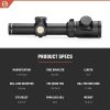 Athlon Optics Talos Gen 2 Rifle Scope 1-4x24mm Illuminated AHSR14 Reticle Black - Image 3