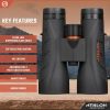 Athlon Optics Midas G2 UHD Binoculars 12x50mm Black - Image 3