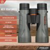 Athlon Optics Argos G2 HD Binoculars 12x50mm Green - Image 3