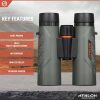 Athlon Optics Neos G2 HD Binoculars 8x42mm Green - Image 3