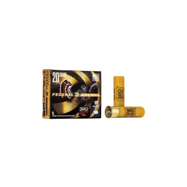 Federal Premium 3rd Degree Ammunition 20 Gauge 3-1/2" 1-1/2 oz #6 Shot Box of 5