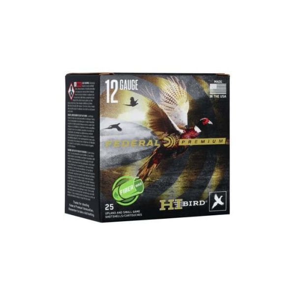 Federal Premium Hi-Bird Ammunition 12 Gauge 2-3/4" 3/4 oz #6 Shot Box of 25