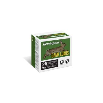 Remington Game Load Ammunition 12 Gauge 2-3/4" 1 oz #8 Shot Box of 25