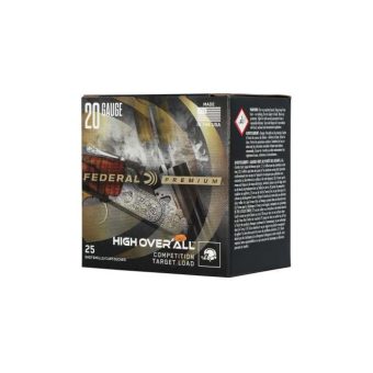Federal Premium High Over All Ammunition 20 Gauge 2-3/4" 7/8 oz #8 Shot Box of 25