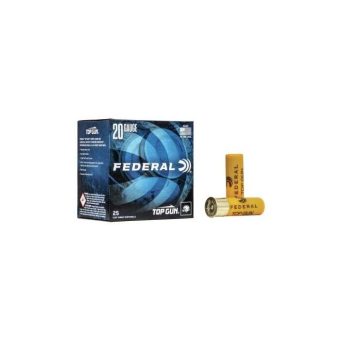 Federal Premium Top Gun Ammunition 20 Gauge 2-3/4" 7/8 oz #9 Shot Box of 25