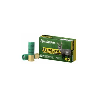 Remington Slugger  Ammunition 12 Gauge 2-3/4" 1 oz Slug Box of 5