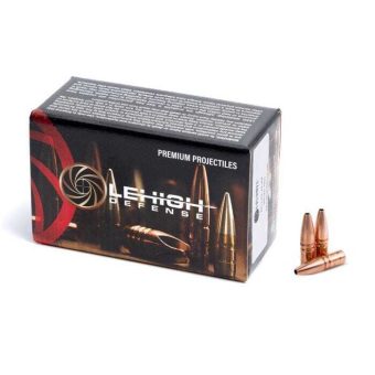 Lehigh Controlled Fracturing Bullets (.375 Diameter) 270 Grain Solid Copper Hollow Point Box of 50