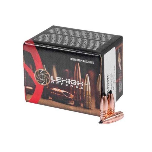 Lehigh Maximum Expansion Bullets (.308 Diameter) 115 Grain Solid Copper Hollow Point Box of 50