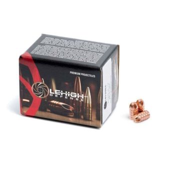 Lehigh Xtreme Penetrator Bullets (.400 Diameter) 185 Grain Solid Copper Fluted Box of 50
