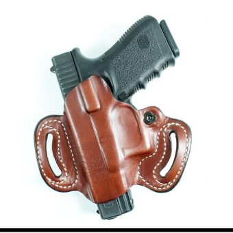 DeSantis Mini Slide Holster Right Hand Glock 17, Glock 19 Premium Saddle Leather Black