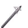 Muzzy Trocar Ti 3-Blade Fixed Blade Broadhead 100 13/16" Cutting Diameter Pack of 3 - Image 5