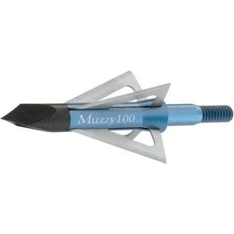 Muzzy 4-Blade Fixed Blade Broadhead 100 1" Cutting Diameter Pack of 6