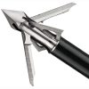 Muzzy HBX 4-Blade Fixed Blade Crossbow Broadhead 100 1-5/8" Cutting Diameter Pack of 3 - Image 3