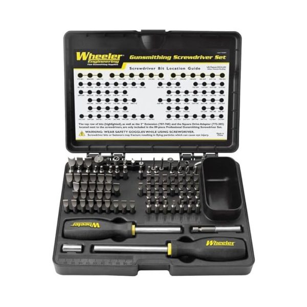 Wheeler 89-Piece Professional Gunsmithing Screwdriver Set