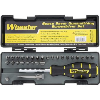 Wheeler 28-Piece Spacesaver Gunsmithing Screwdriver Set