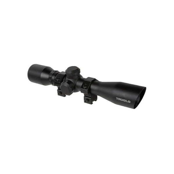 TRUGLO Compact Rifle Scope 4x32mm Duplex Reticle Black