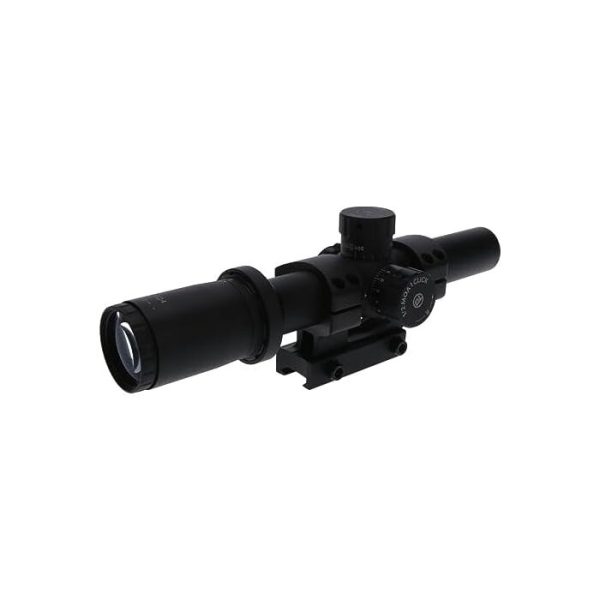 TRUGLO Tru-Brite Rifle Scope 6x20mm Illuminated Power Ring Duplex Mil-Dot Reticle Matte Black