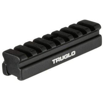 TRUGLO 1-Piece Scope Base Weaver Style Matte Black