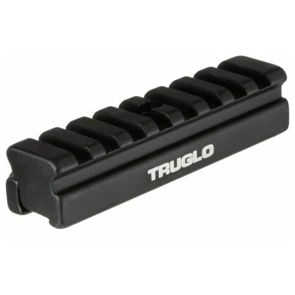 TRUGLO 1-Piece Scope Base Weaver Style Matte Black