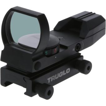 TRUGLO Dual Color  Open Reflex Sight 1x 5 MOA Dot Reticle