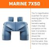 Bushnell Marine Series Binoculars 7x50mm Blue - Image 4