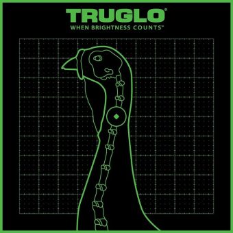 TRUGLO Tru-See Turkey Target 12" x 12" Pack of 6