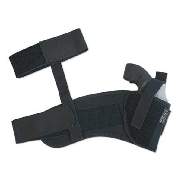 Uncle Mike's Ankle Holster Right Hand AMT Backup 45, Auto-Ordnance Pitbull Nylon Black