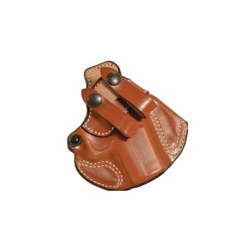 DeSantis Cozy Partner Holster Right Hand S&W J Frame 2" to 2-1/4", Charter Arms Undercover 2" Leather Tan