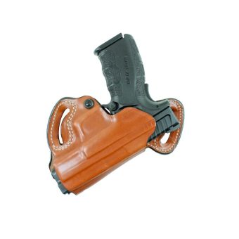 DeSantis S.O.B. (Small of Back) Holster Right Hand Springfield XD9, Springfield 40 Leather Tan