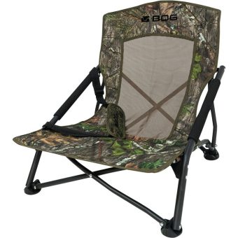 BOG Snood Seat Low Profile Hunting Chair Polyester Mossy Oak Camo