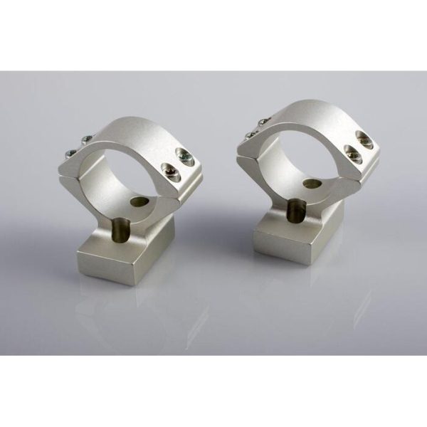 Talley Lightweight 2-Piece Scope Mount 30mm Medium Height Knight MK 85 Silver