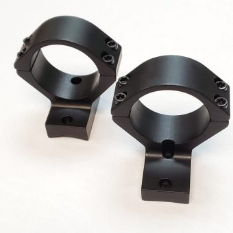 Talley Lightweight 2-Piece Scope Mount 30mm Medium Height 700-721-722-725-40X (Short Action 20 MOA) Black