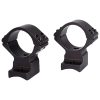 Talley Lightweight 2-Piece Scope Mount 30mm Low Height Savage Round Receiver w/ Accutrigger, A17, A22, AXIS (Extended Front & Rear) (8-40 Screws) Matte Black - Image 2