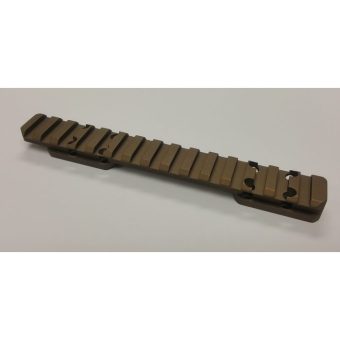 Talley 1-Piece Picatinny Scope Base Browning X-Bolt (Long Action) (Hells Canyon) Smoke Bronze