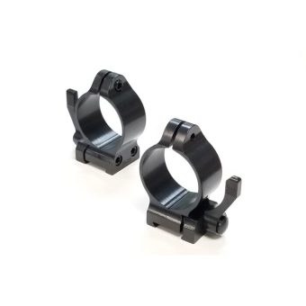 Talley Quick Detachable Scope Rings with Lever Low Height Quick Detachable Ring Black