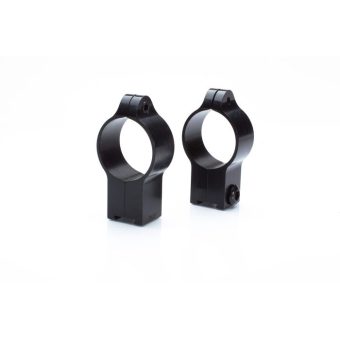 Talley Fixed Rimfire Dovetail Receiver Scope Rings 1" Low Height CZ 452 European, 455, 457, 512, 513 Matte Black
