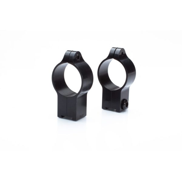 Talley Fixed Rimfire Dovetail Receiver Scope Rings 30mm Low Height CZ 452 European, 455, 457, 512, 513 Black Anodized