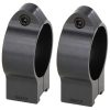 Talley Fixed Rimfire Dovetail Receiver Scope Rings 30mm High Height CZ 452 European, 455, 457, 512, 513 Black Anodized - Image 2