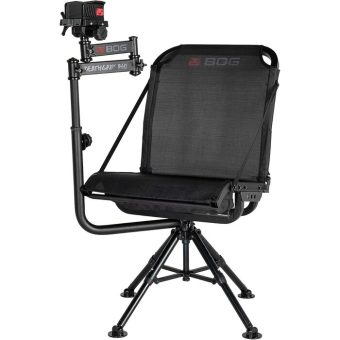 BOG DeathGrip 360 Swivel Hunting Blind Chair Aluminum