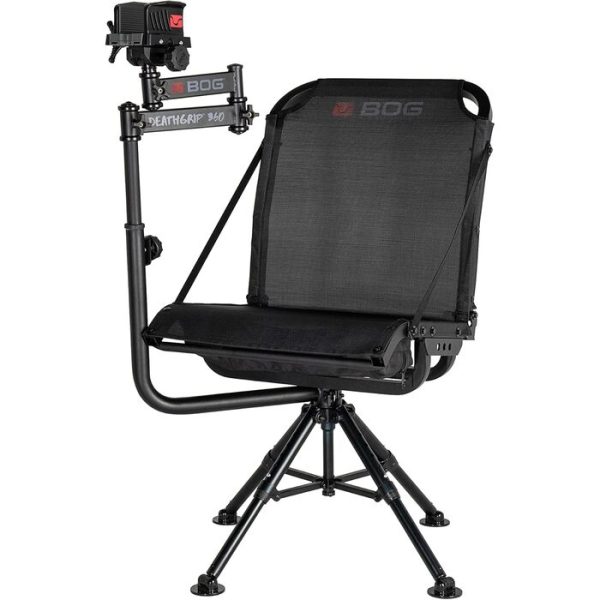 BOG DeathGrip 360 Swivel Hunting Blind Chair Aluminum
