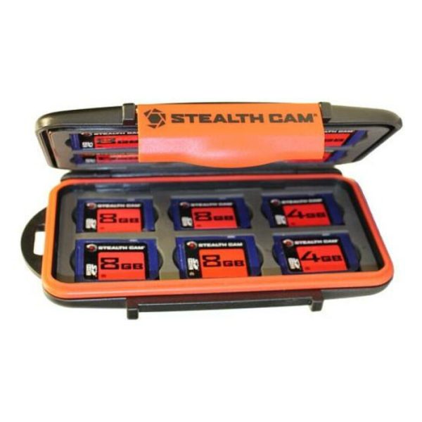 Stealth Cam  SD Card and Storage Case Brown Pack of 4