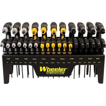 Wheeler 30-Piece P-Handle Screwdriver Set SAE, Metric, Hex, Torx