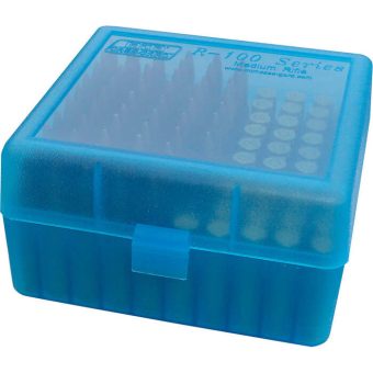 MTM Ammo Box 22-250 Remington, 308 Winchester Blue