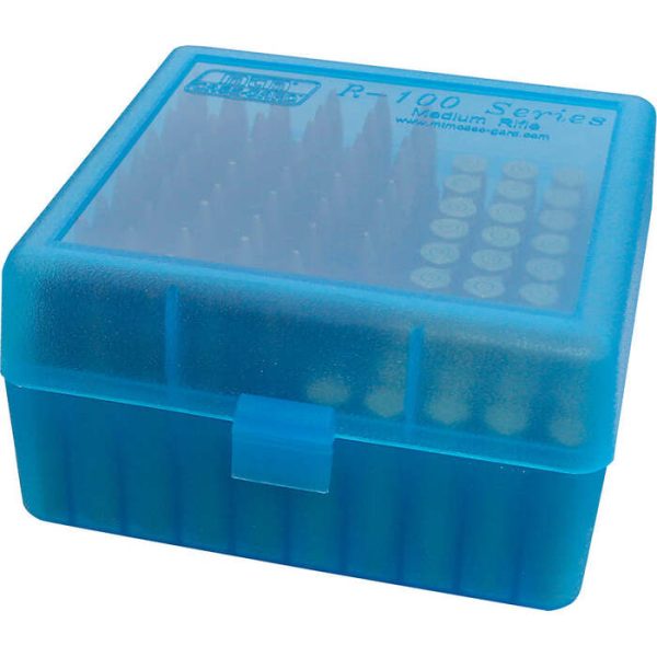 MTM Ammo Box 22-250 Remington, 308 Winchester Blue