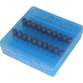 MTM Ammo Box 38 Special, 357 Magnum Blue