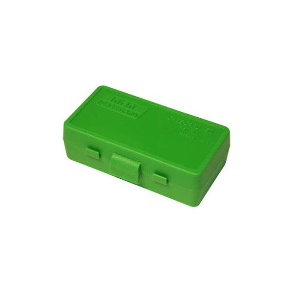 MTM Ammo Box 9mm Luger, 380 ACP Green