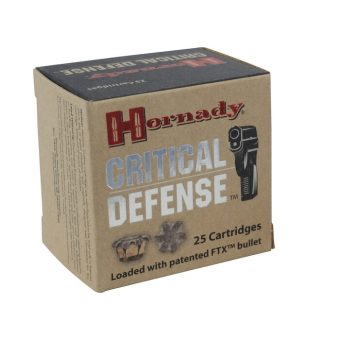 Hornady Critical Defense Ammunition 32 H&R Magnum 80 Grain FTX Polymer Tipped Box of 25