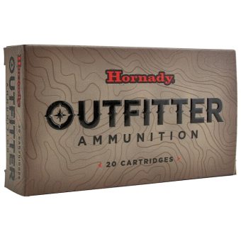 Hornady Outfitter Ammunition 375 Ruger 250 Grain CX Polymer Tipped Box of 20